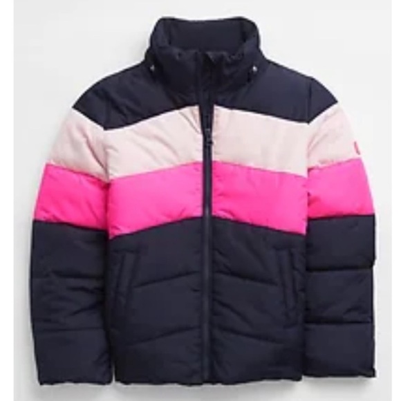 GAP Girls Puffer Winter Coat size M/8 - Picture 3 of 3